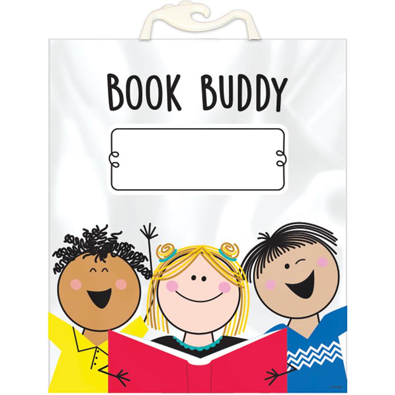 Stick Kid Friends Book Buddy Bags, Pack of 6. Picture 2
