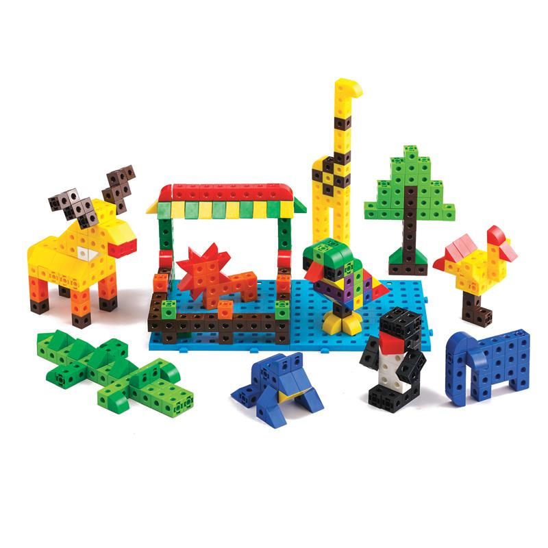 Linking Cubes Classroom Set - 500 Construction Blocks in 10 Colors. Picture 2