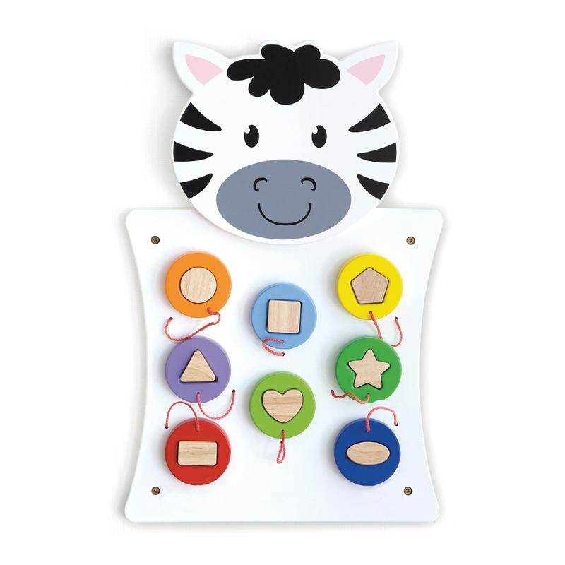 Zebra Activity Wall Panel - Toddler Activity Center. Picture 2