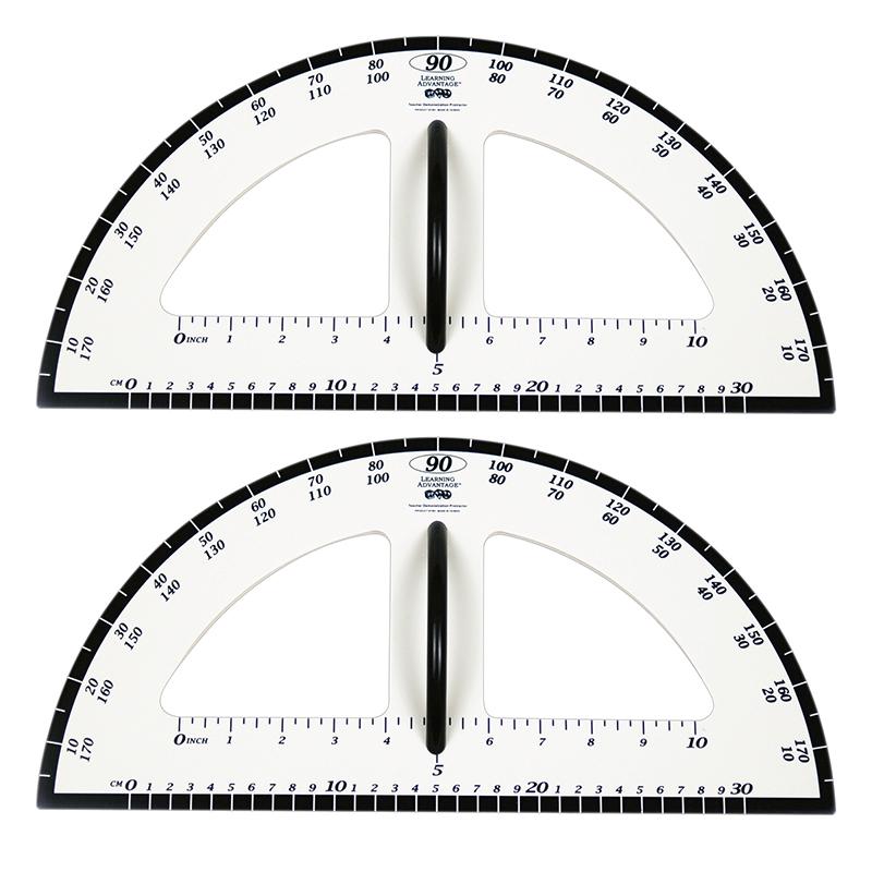 Dry Erase Magnetic Protractor, Pack of 2. Picture 2