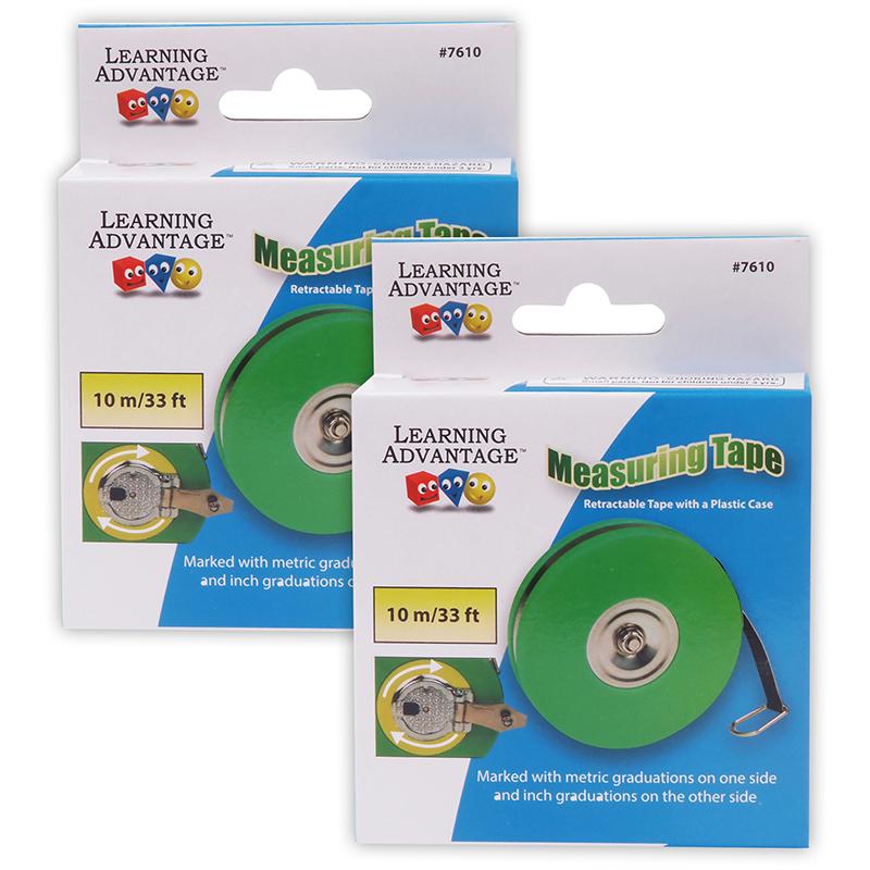 Wind Up Measuring Tape - 33 Feet - Pack of 2. Picture 2