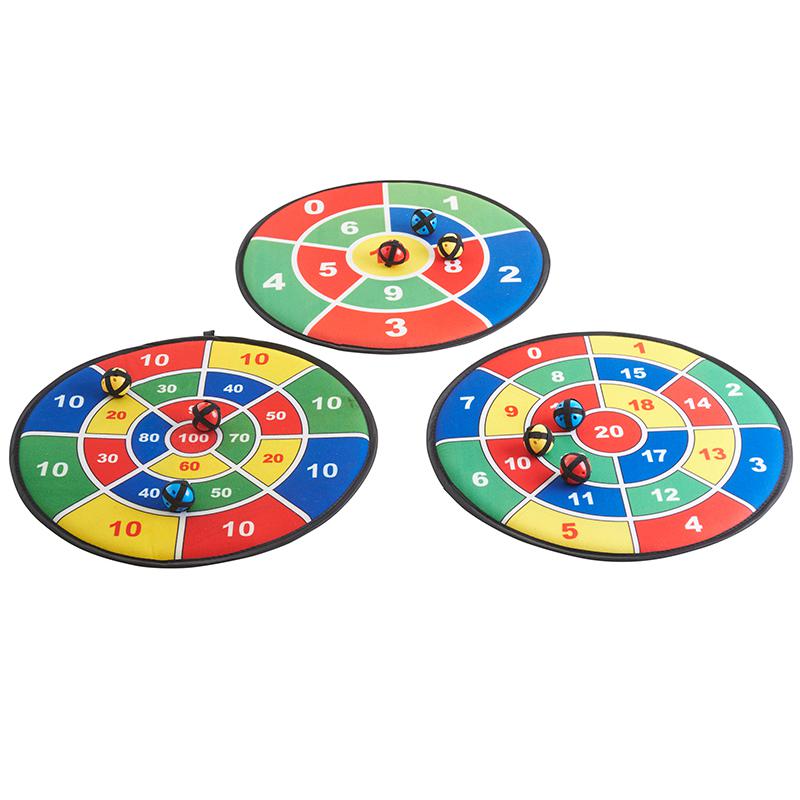 Target Math - 3 Large Fabric Dart Boards with 9 Balls. Picture 2