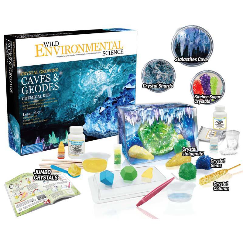 Crystal Growing Caves and Geodes - Science Kit for Ages 8+. Picture 2