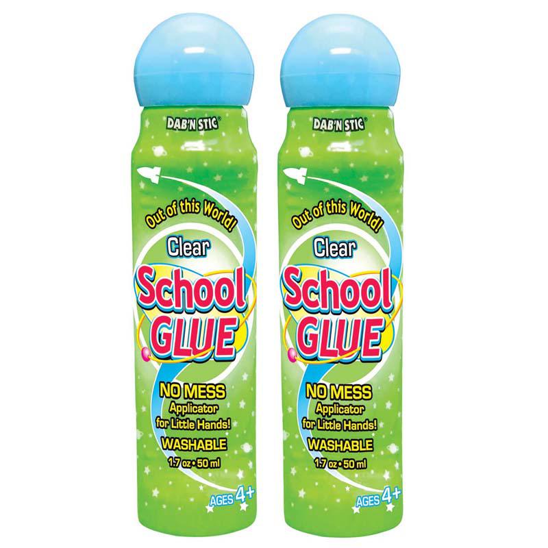 Dab'n Stic School Glue, 1.7 oz, 6 Per Pack, 2 Packs. Picture 2