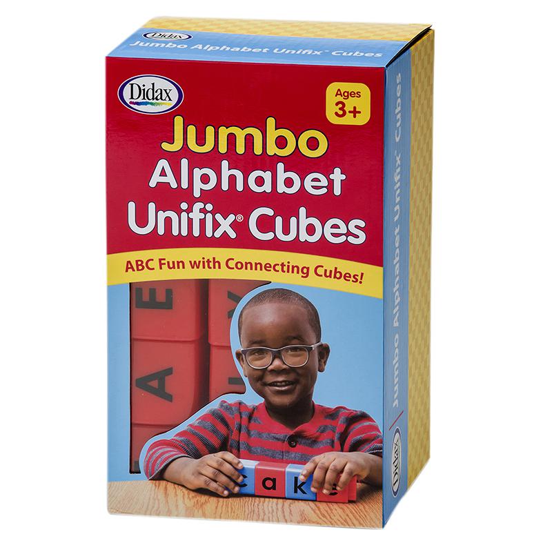 Jumbo Alphabet Unifix Cubes, Set of 30. Picture 2