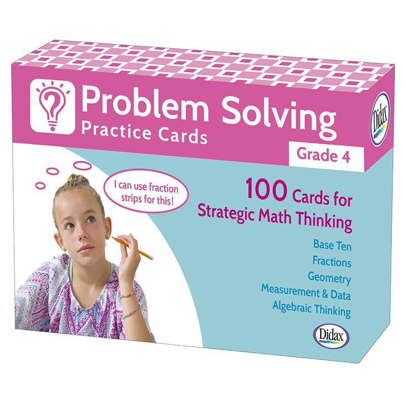 Problem Solving Practice Cards, Grade 4. Picture 2