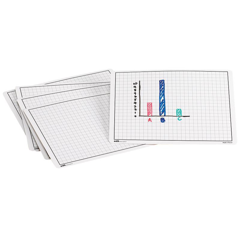 Write-On/Wipe-Off Graphing Mats, Set of 10. Picture 2