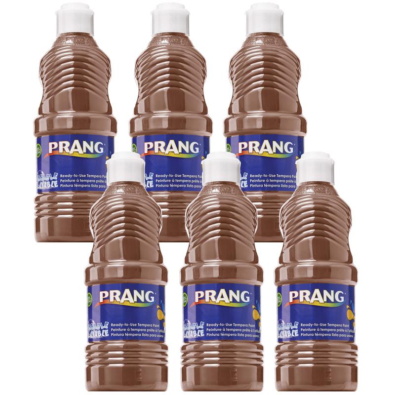 Washable Tempera Paint, Brown, 16 oz, Pack of 6. Picture 2
