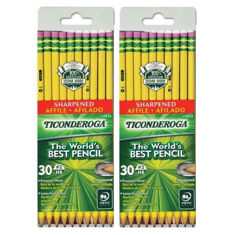 No. 2 Pencils, Pre-Sharpened, 30 Per Pack, 2 Packs. Picture 2