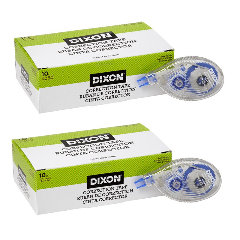 Correction Tape, 1 Line, 10 Per Pack, 2 Packs. Picture 2