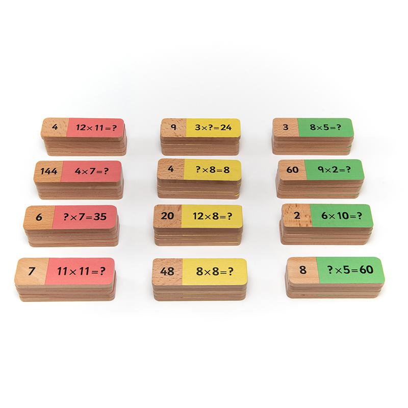 Wooden Multiplication Dominoes. Picture 2