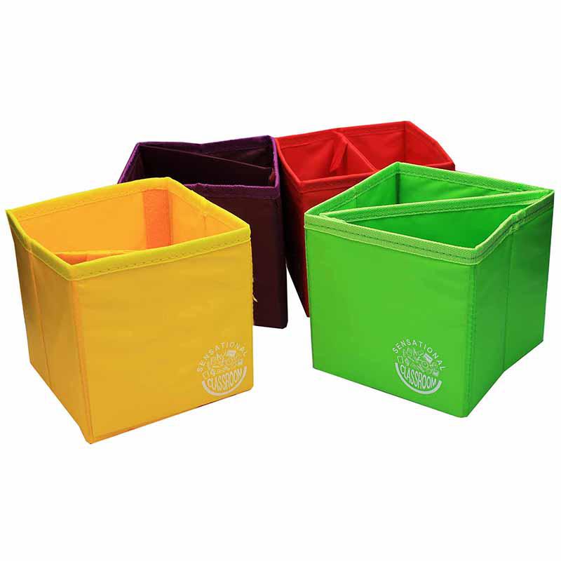 Essential Collapsible Storage Boxes, Set of 4. Picture 2