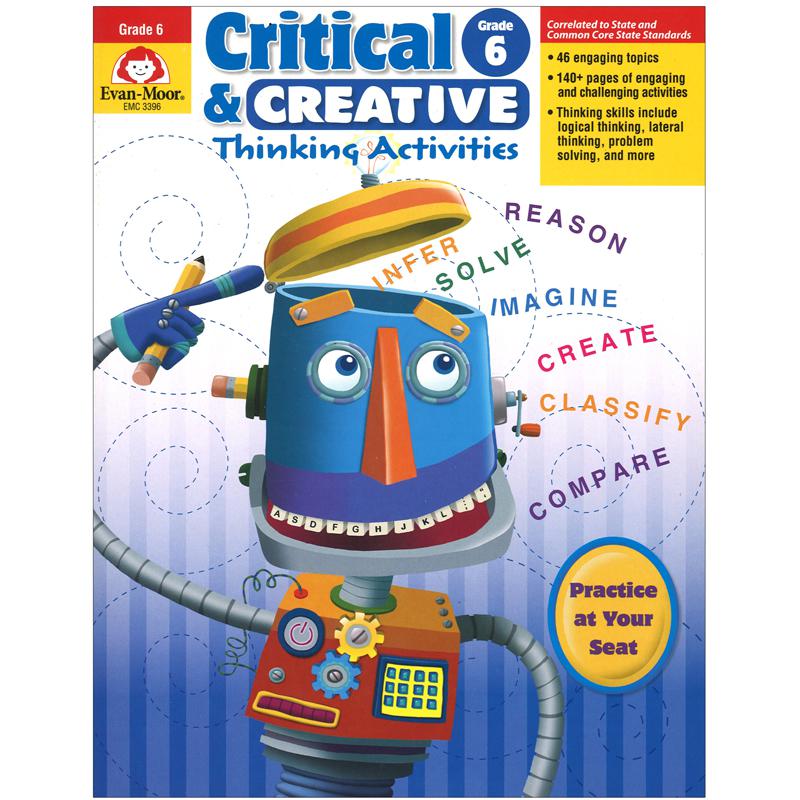 Critical and Creative Thinking Activities Book, Grade 6+. Picture 2