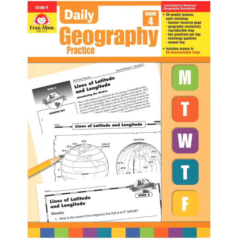 Daily Geography Practice Book, Teacher's Edition, Grade 4. Picture 2