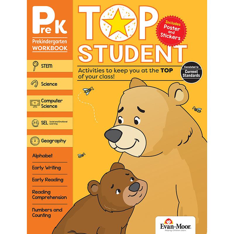 Top Student Activity Book, Grade PreK. Picture 2