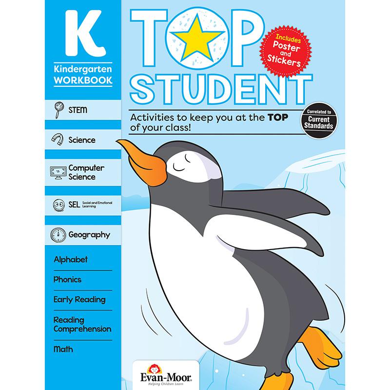 Top Student Activity Book, Grade K. Picture 2