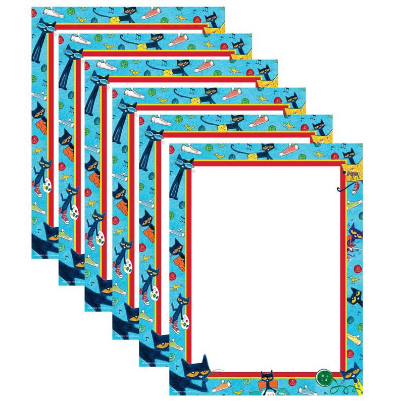 Pete the Cat Computer Paper, 50 Sheets Per Pack, 6 Packs. Picture 2