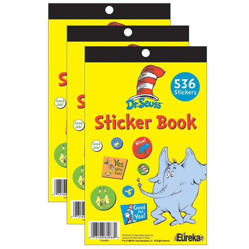 Dr. Seuss Sticker Book, Pack of 3. Picture 2