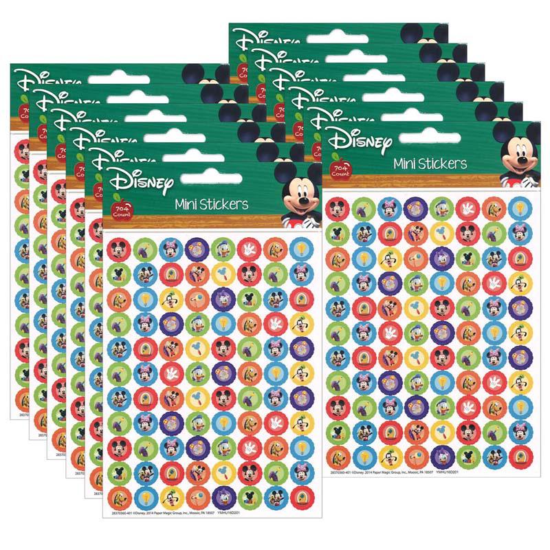 Mickey Mouse Clubhouse Gears Mini Stickers, 704 Per Pack, 12 Packs. Picture 2