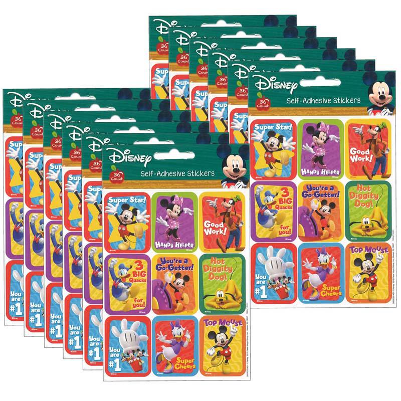 Mickey Mouse Clubhouse Motivational Giant Stickers, 36 Per Pack, 12 Packs. Picture 2
