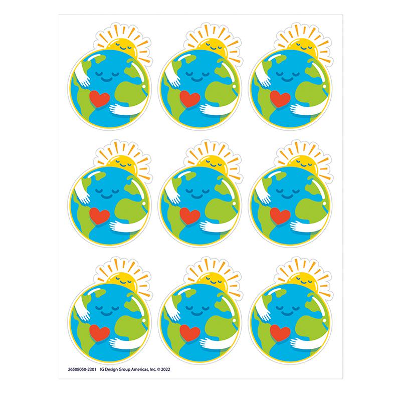 Earth Giant Stickers, 36 Per Pack, 12 Packs. Picture 2