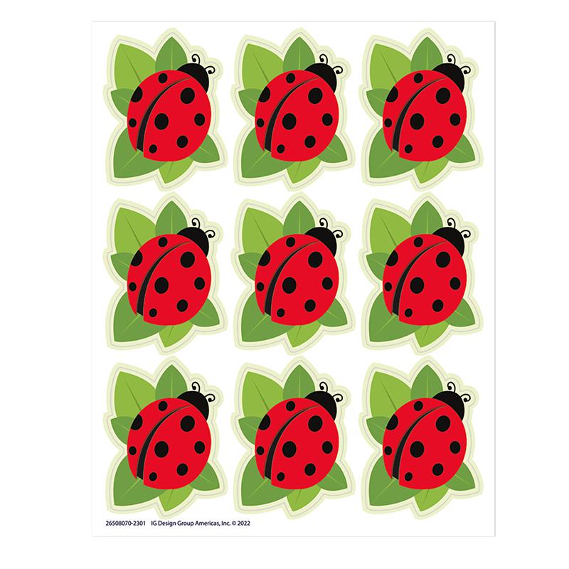 Ladybugs Giant Stickers, 36 Per Pack, 12 Packs. Picture 2