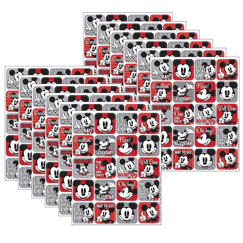 Mickey Mouse Throwback Theme Stickers, 120 Per Pack, 12 Packs. Picture 2