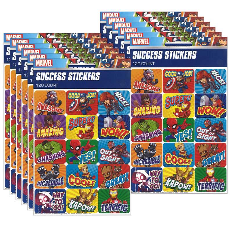 Marvel Super Hero Adventure Success Stickers, 120 Per Pack, 12 Packs. Picture 2