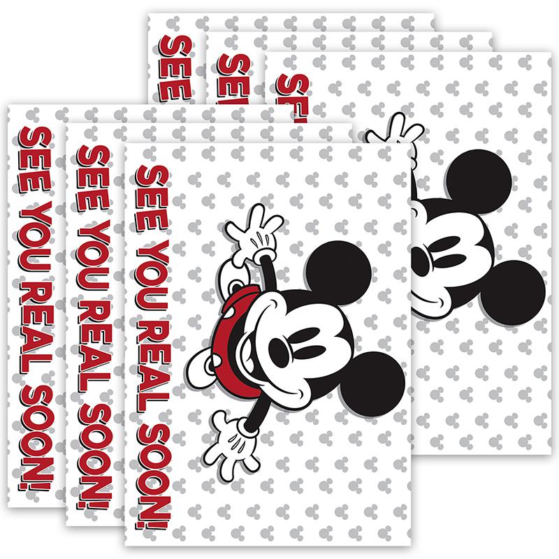 Mickey Mouse Throwback See You Real Soon Teacher Cards, 36 Per Pack, 6 Packs. Picture 2