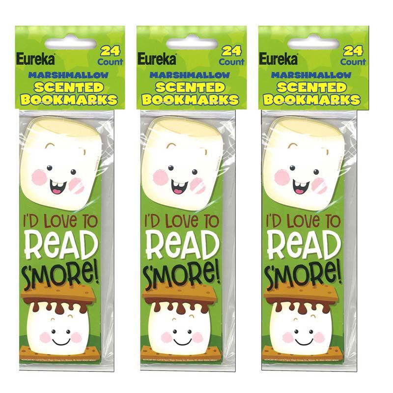 Marshmallow Scented Bookmarks, 24 Per Pack, 3 Packs. Picture 2