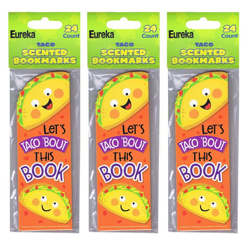 Taco Scented Bookmarks, 24 Per Pack, 3 Packs. Picture 2