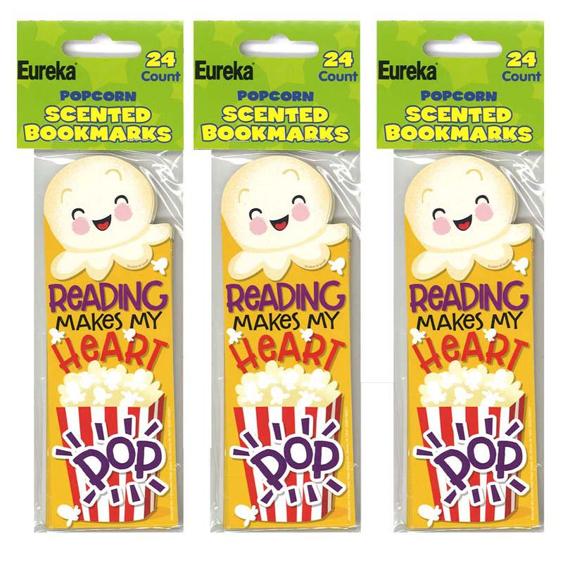 Popcorn Scented Bookmarks, 24 Per Pack, 3 Packs. Picture 2