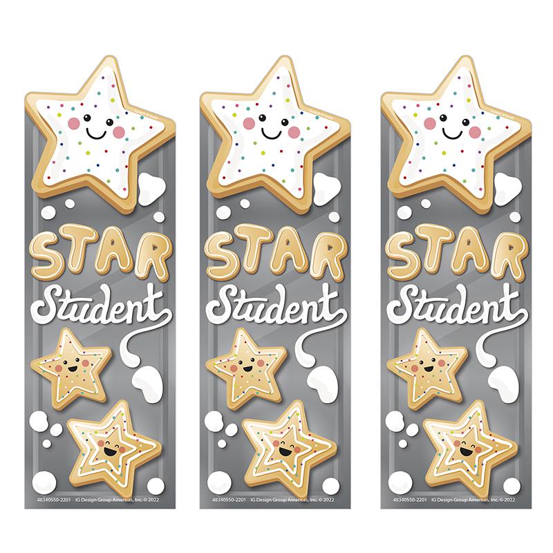 Star Cookies Sugar Cookie Scented Bookmarks, 24 Per Pack, 3 Packs. Picture 2