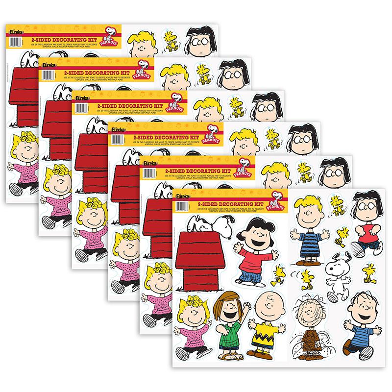 Peanuts Classic Characters 2-Sided Deco Kit, 6 Kits. Picture 2
