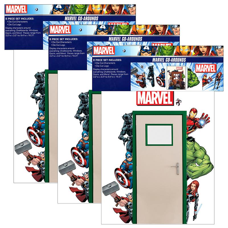 Marvel Go-Arounds, 8 Pieces Per Set, 3 Sets. Picture 2