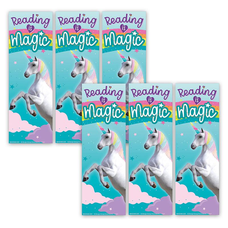 Unicorn Reading is Magic Bookmarks, 36 Per Pack, 6 Packs. Picture 2