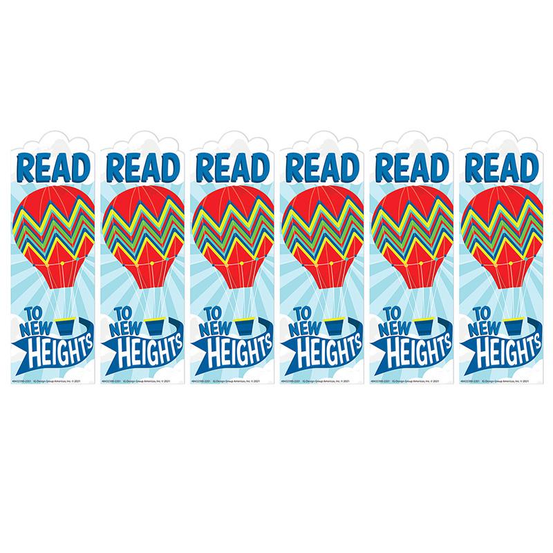 Hot Air Balloon New Heights Bookmarks, 36 Per Pack, 6 Packs. Picture 2