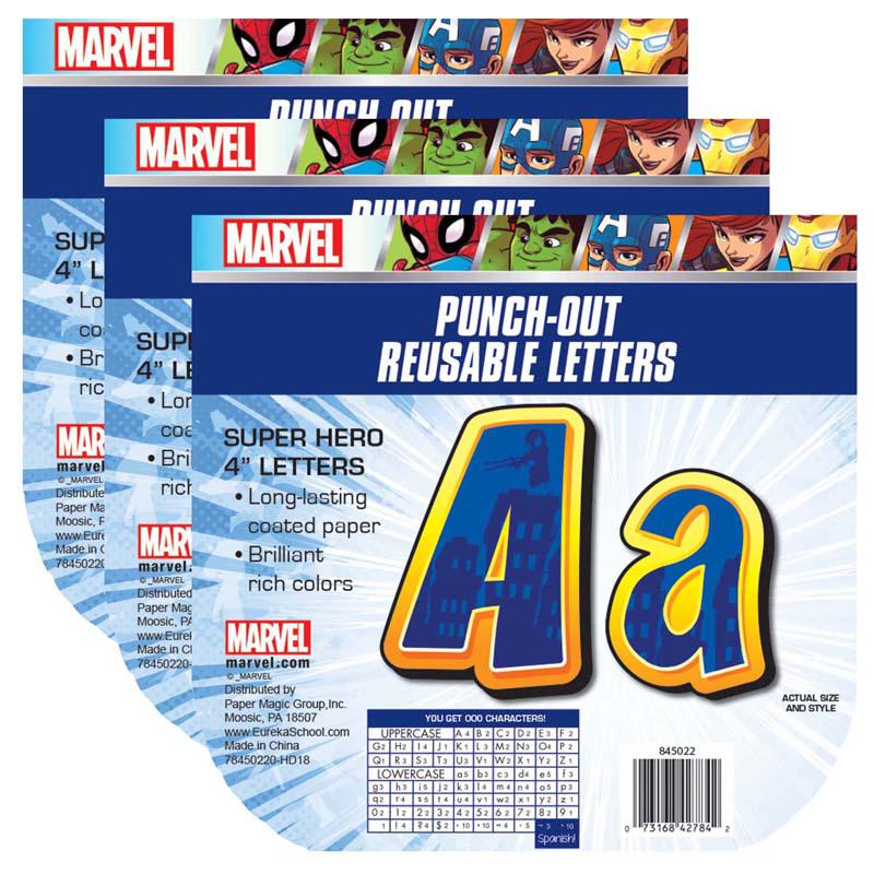 Marvel Super Hero Adventure Deco Letters, 223 Per Pack, 3 Packs. Picture 2