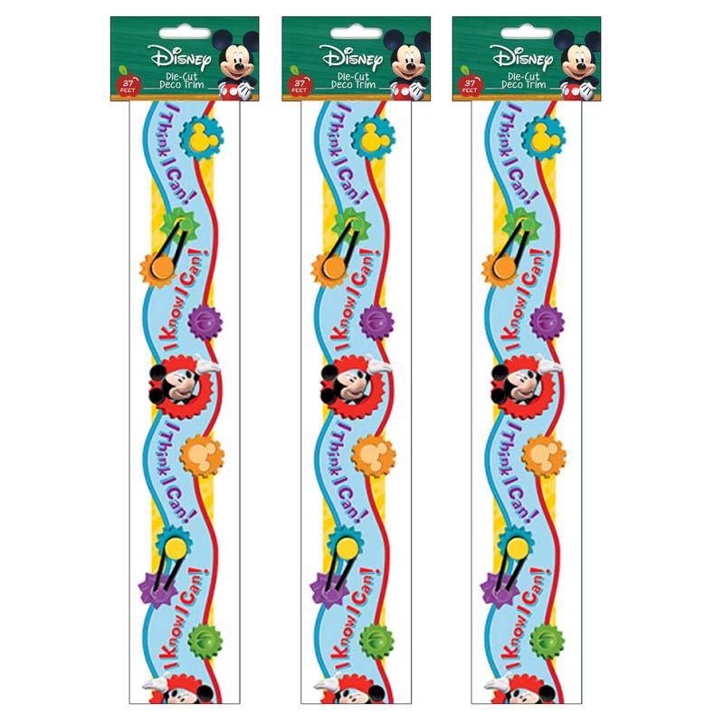 Mickey Mouse Clubhouse I Think I CanDeco Trim, 37 Ft Per Pack, 3 Packs. Picture 2
