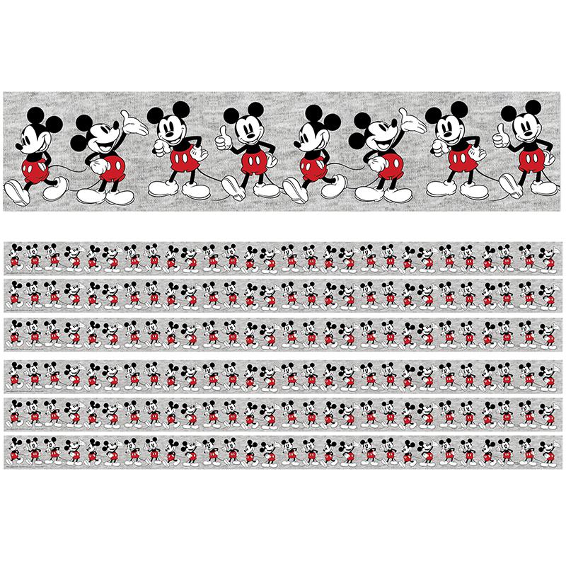 Mickey Mouse Throwback Mickey Poses Deco Trim, 37 Feet Per Pack, 6 Packs. Picture 2
