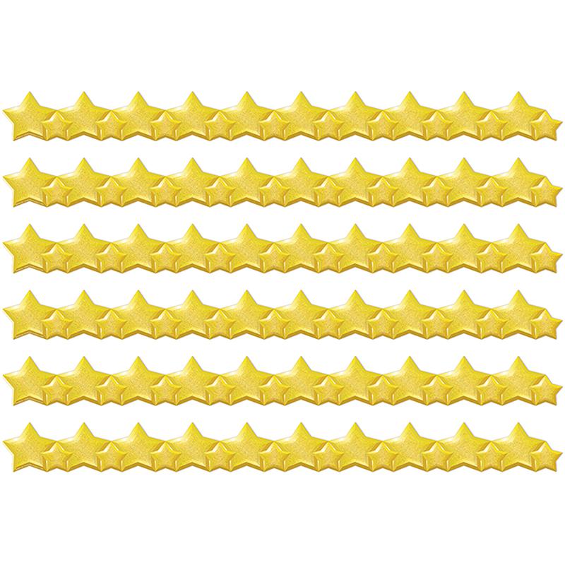 Stars Extra Wide Deco Trim, 37 Feet Per Pack, 6 Packs. Picture 2