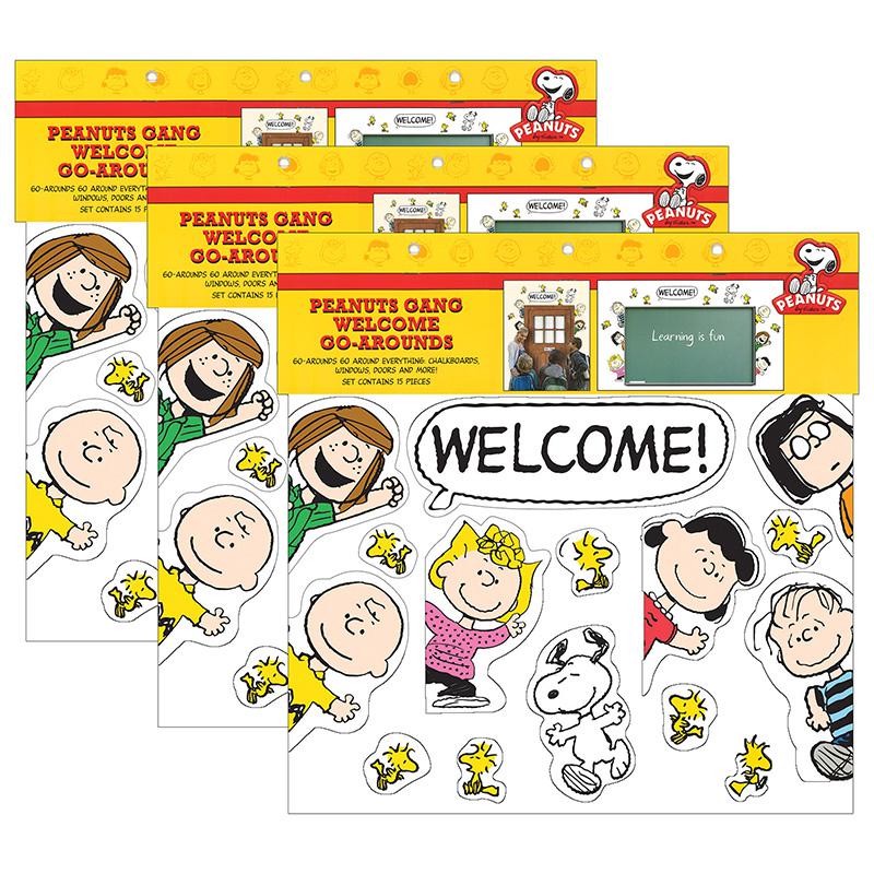 Peanuts Welcome Go-Arounds, 15 Pieces Per Set, 3 Sets. Picture 2