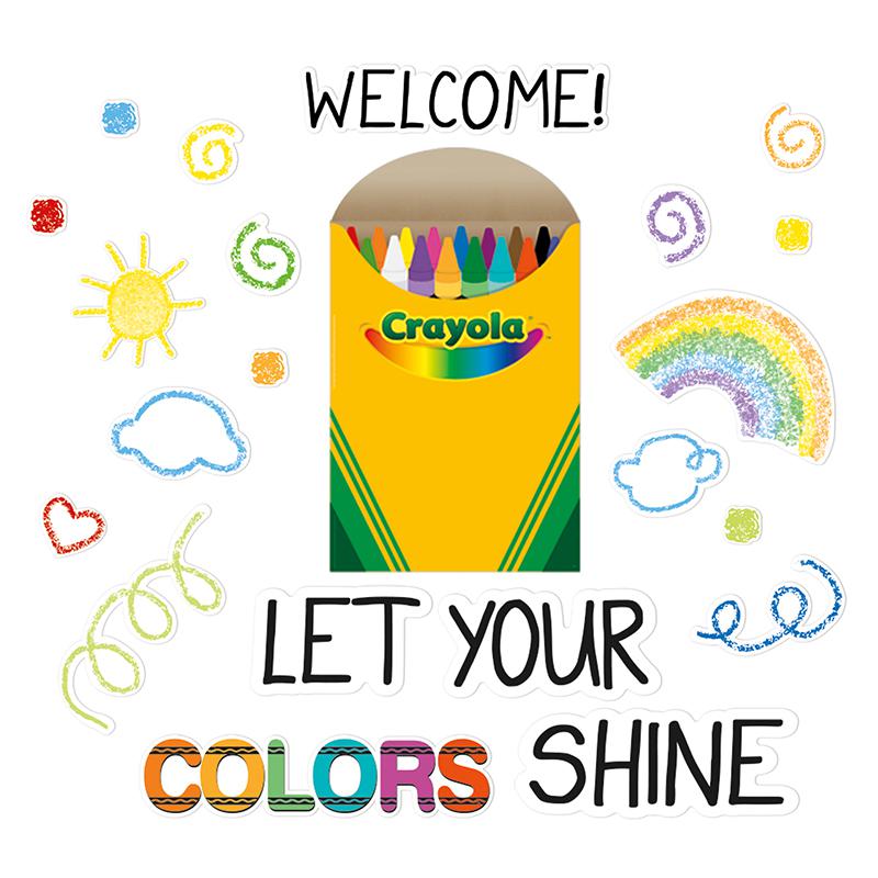 Crayola Let Your Colors Shine Bulletin Board Set. Picture 2