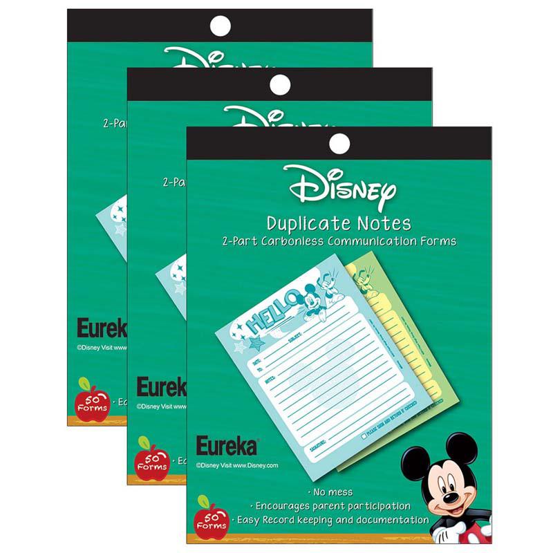 Mickey Hello Duplicate Notes, 50 Forms Per Pack, 3 Packs. Picture 2