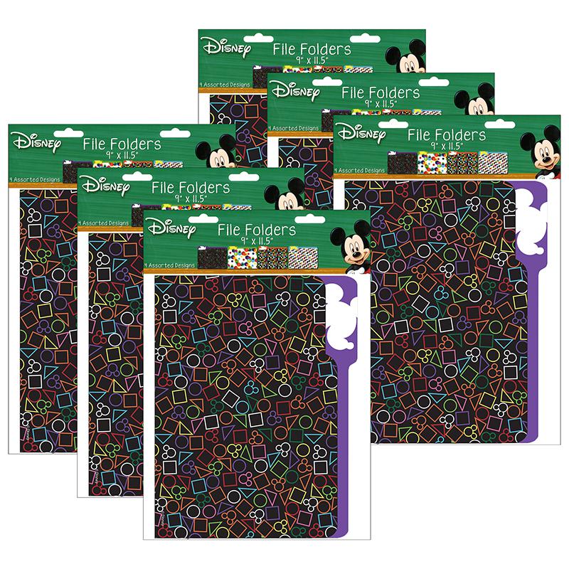 Geo Mickey File Folders, 4 Per Pack, 6 Packs. Picture 2
