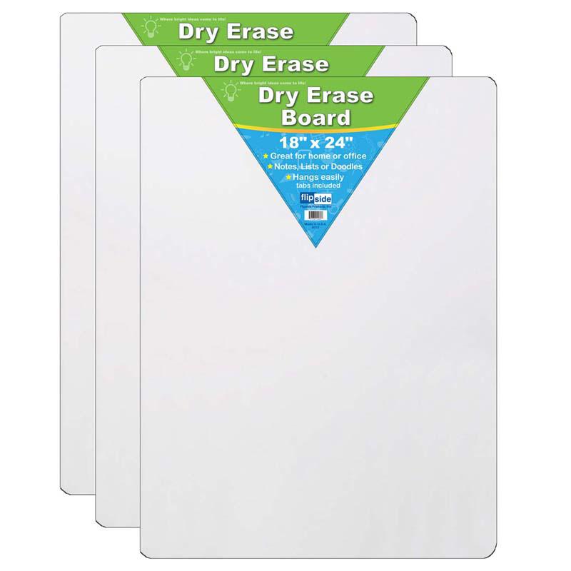 Dry Erase Board, 18" x 24", Pack of 3. Picture 2