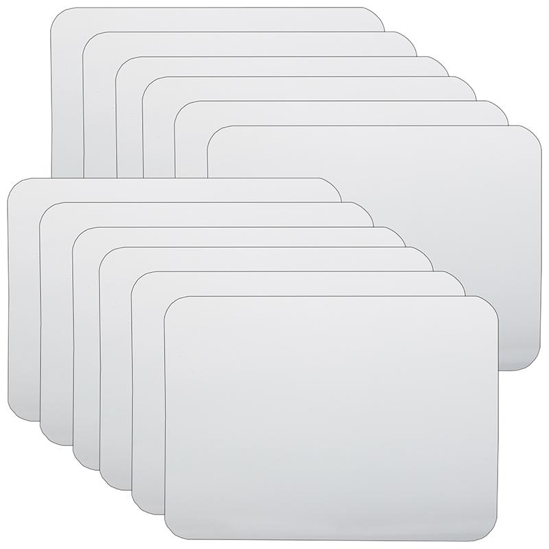 Two-Sided Dry Erase Board, 6" x 9", White, Pack of 12. Picture 2