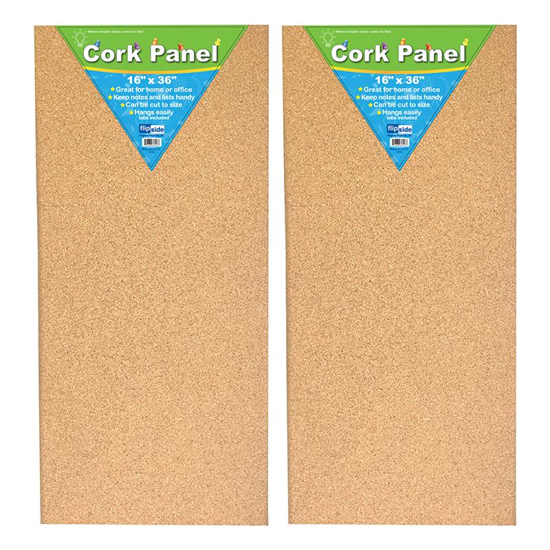 Cork Panel, 16" x 36", Pack of 2. Picture 2