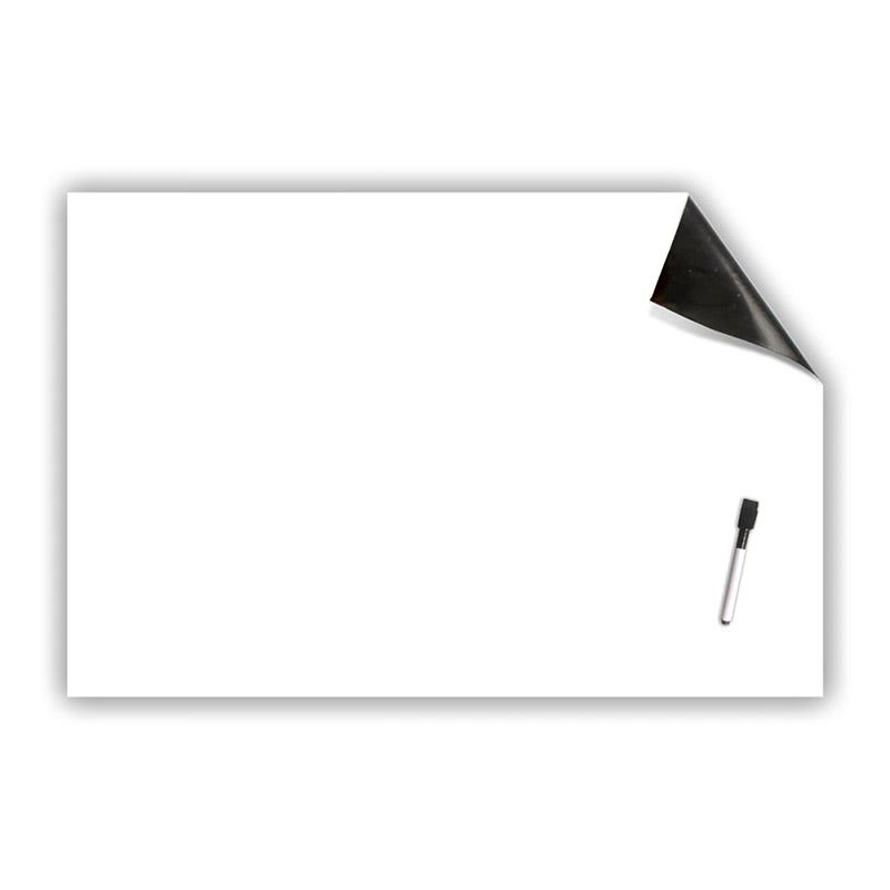 Repositionable Whiteboard Stickable with Dry Erase Marker, 24" x 36". Picture 2