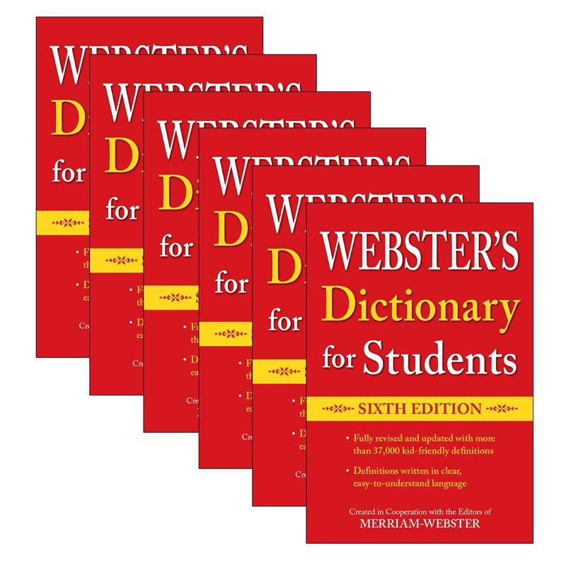 Webster's Dictionary for Students, Sixth Edition, Pack of 6. Picture 2